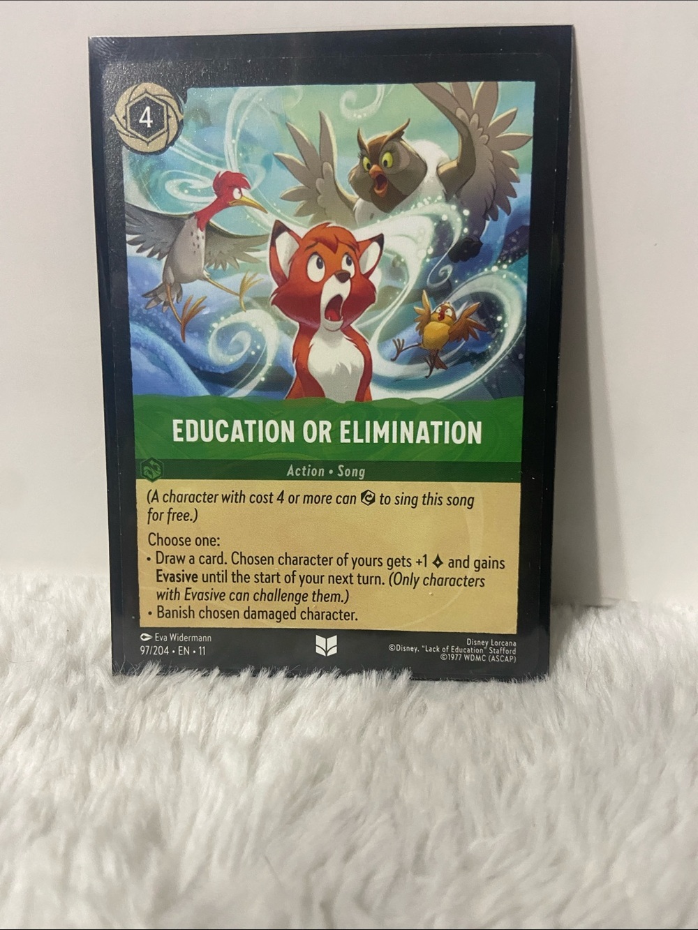 Lorcana Education or Elimination (#97/204) from the Winterspell (Set 11)
